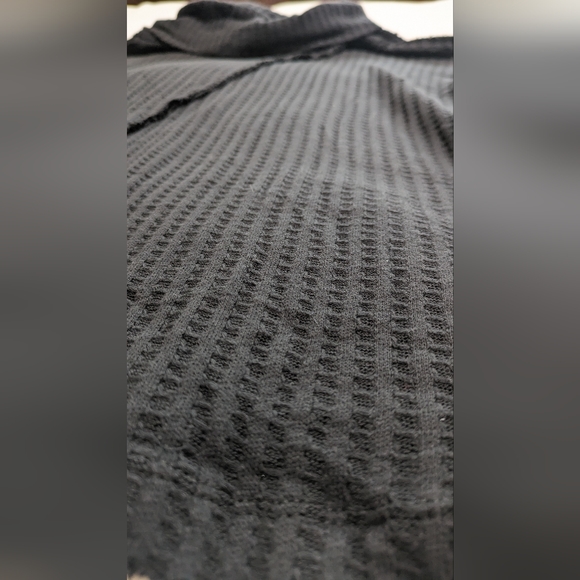 NWT Free People Juicy mock neck split back - Picture 12 of 12